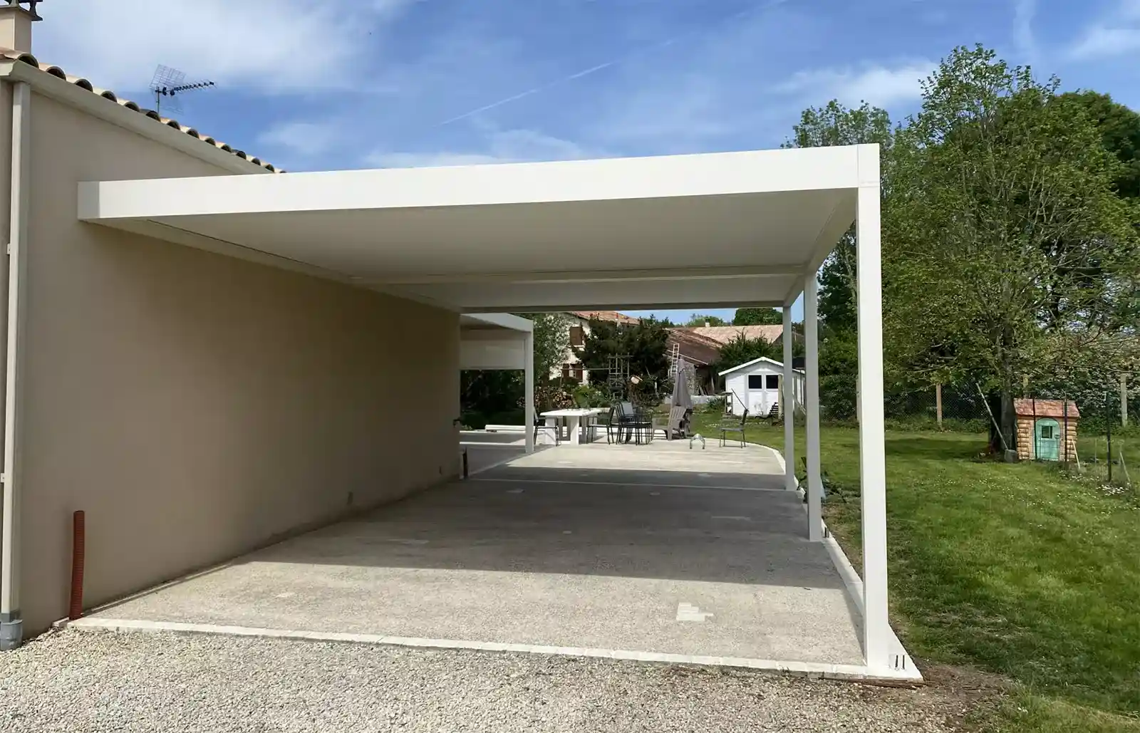 Carports aluminium jumelés